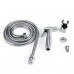 3Pcs Stainless Steel Handheld Bidet Sprayer Set with Hose and Holder Toilet Washing Shower Kit - B07G11BC61